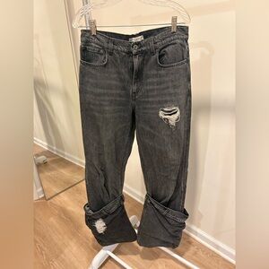JW ANDERSON Gray Denim Pants